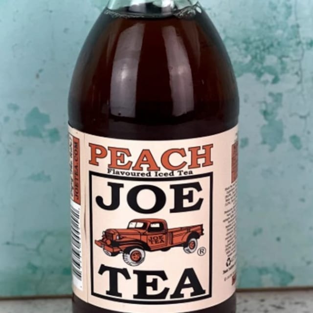 Joe´s Peach Tea.