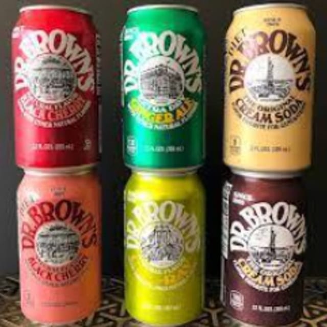 Dr Brown´s Soda.