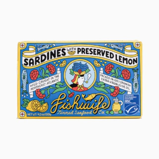 Fishwife Sardines with Preserved Lemon.
