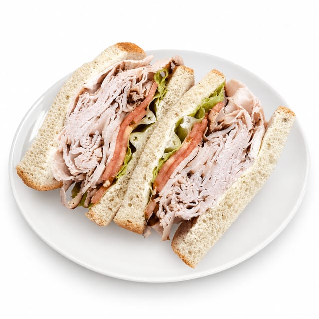 Natural Turkey Breast Sandwich.