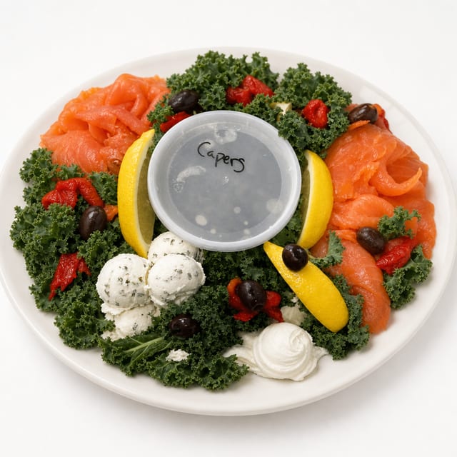 Hand-Cut Nova Lox Tray.